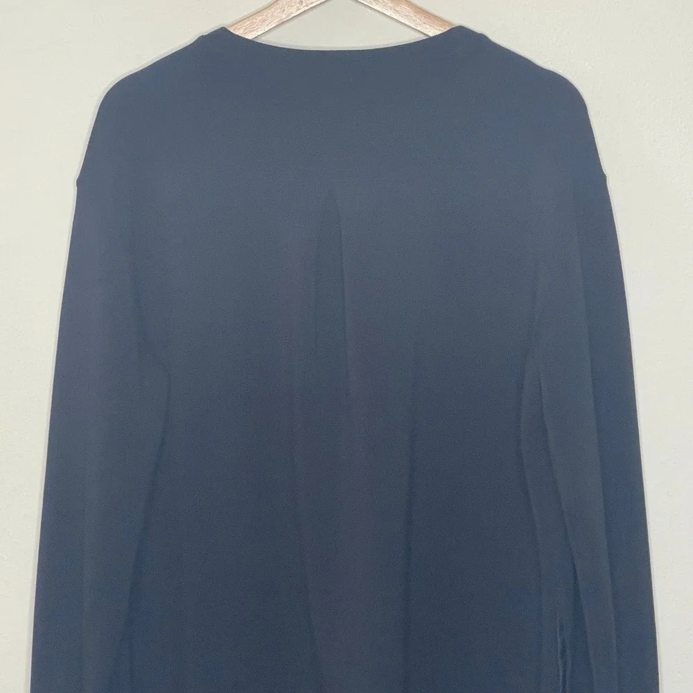 Spanx AirEssentials Crew Neck Long‎ Sleeve Tunic Dress Black Womens Medium M